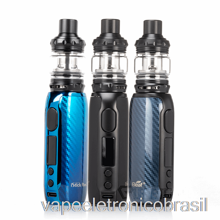 Vape Recarregável Eleaf Istick Rim C 80w Starter Kit Branco